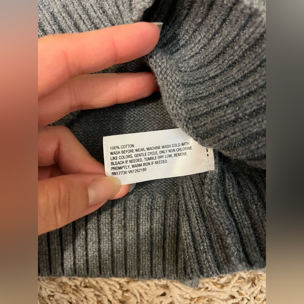 Cat & Jack Rocketship Sweater Heather Gray - Picture 10 of 11